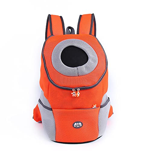 Rucksack für kleine Hunde und Katzen, Tragetasche für Hunde und Welpen, verstellbare gepolsterte HaustierSchultertasche mit KopfOutDesign, Tasche & Sicherheitsgurt, HaustierTragetasche für von OYUEGE