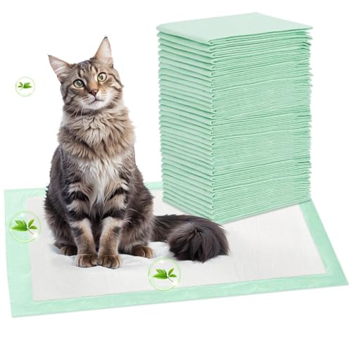 OYY Katzenunterlagen, Nachfüllpackungen, kompatibel mit Tidy Cats Breeze Streu, frisch duftende Katzeneinlagen für Katzentoilette, verbesserte super saugfähige Katzen-Pads, 42,9 x 29 cm von OYY