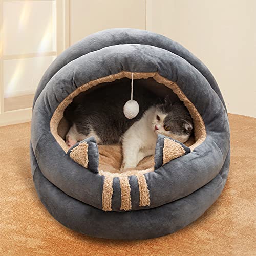 OYhmc Home Haustier Bett für eine Matte und einen warmen Zwinger, Katzenbett Kitten Dog Hole Komfortables Bett, bewegliches Haustier Bett von OYhmc