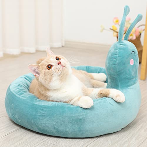 OYhmc Katzennest Schneckenform Katzenbett niedlich und komfortabel Katzenschlafsofa Flat Haustierbett für Kätzchen und Hunde von OYhmc