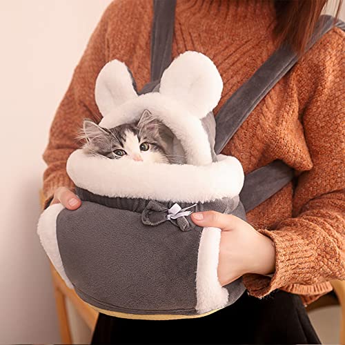 OYhmc Katzenrücken-Rucksack-Beine aus der Vorderseite zur Katze Wanderrucksack Kleine mittlere große Katze, freihändiger Reiserucksack Safe Walking Wandern Winter von OYhmc