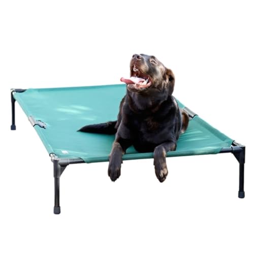 OZWYCY Haustierbett Haustier Vier Jahreszeiten Universal Hund Feldbett Hundehütte Atmungsaktive Feuchtigkeit-Beweis Hund Bettwäsche Katzennest(Green,Xl-125 * 80 * 22.5cm) von OZWYCY