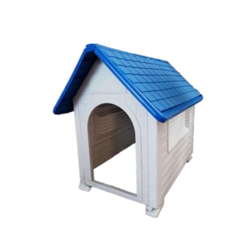 OZWYCY Katzenhaus Katzenvilla, abnehmbares, mittelgroßes Katzenhaus for draußen, regensicheres Hundehaus aus Kunststoff, Katzenhaus aus Kunststoff Katzen Haus von OZWYCY