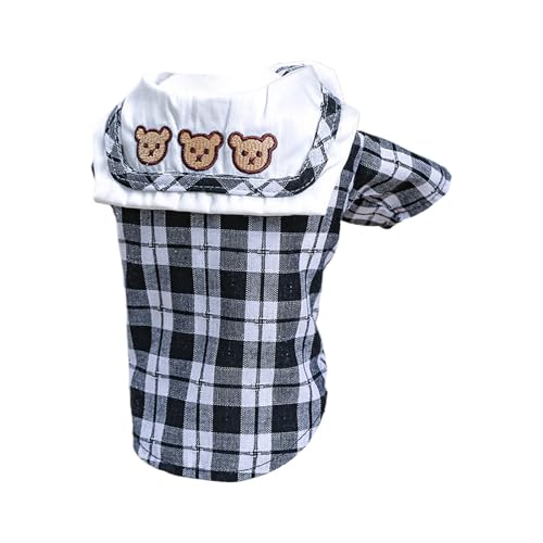 Oadnijuie Navys Shirt Hunde Kleidung Hunde Shirts Hunde Hunde Kleidung Kleidung Plaidd Shirt Hunde Outfits Hunde T Shirt von Oadnijuie