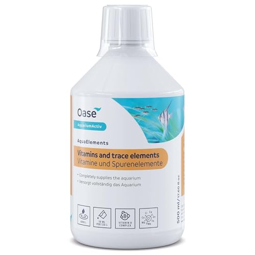 Oase AquaElements Vitamine+Spurenelem. 250 ml - für Vitale Fische und gesunde Pflanzen, gegen Mangelerscheinungen von Oase