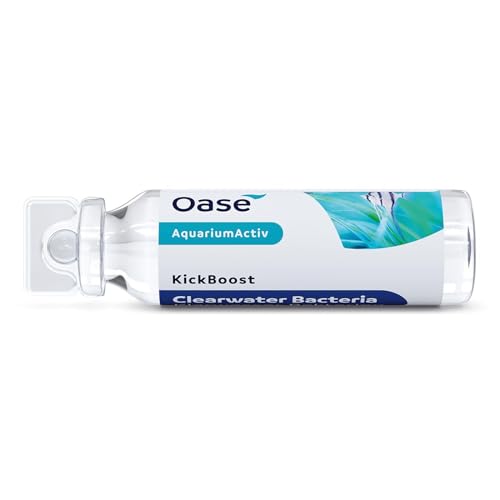 Oase KickBoost Klarwasser Bakterien 30 ml - Einmal-Kur, Reinigungsbakterien, Schadstoffabbau Aquarium von Oase