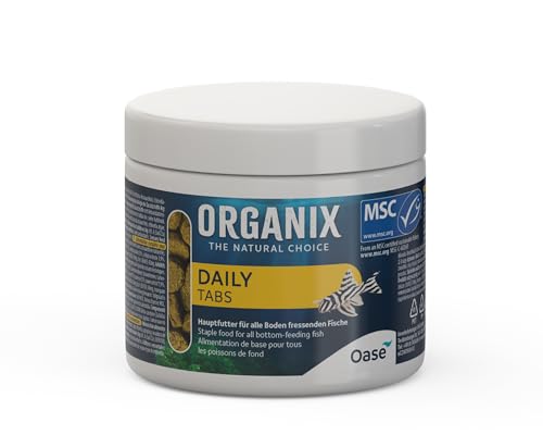 ORGANIX Daily Tab 175 ml - Hauptfutter für Bodenfresser, vitaminreicher Mix für langanhaltenden Genuss der Aquarienbewohner von Oase