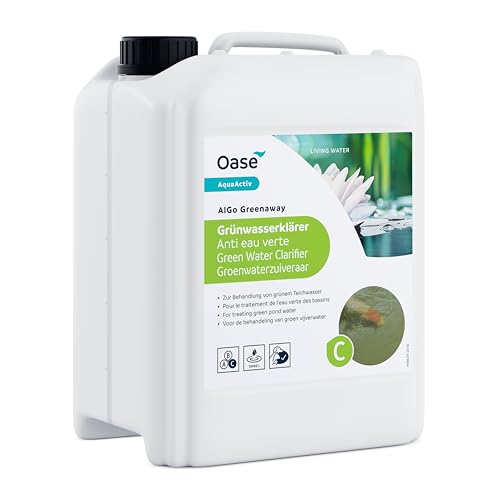 Oase 96556 AquaActiv AlGo Greenaway 5 l - Schwebealgenvernichter, gegen Grün- und Blaualgenbefall von Oase