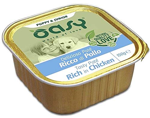 OASY DELIZIOSO PATÈ PUPPY RICCO IN POLLO. 150GR von Oasy