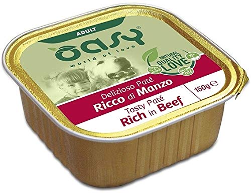 OASY DELIZIOSO PATÈ RICCO IN MANZO. 150GR von Oasy