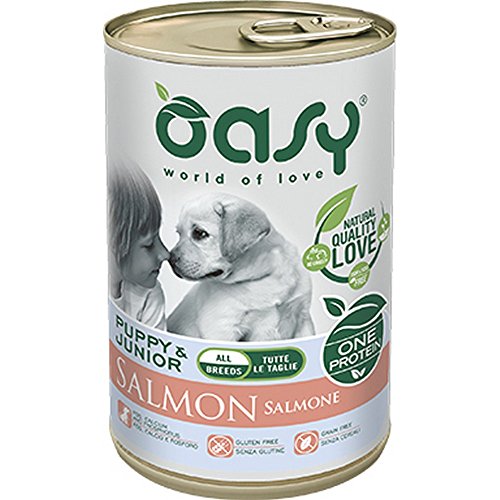 OASY EIN feuchter Welpe Lachs Monoprotein Hund Feucht von Oasy