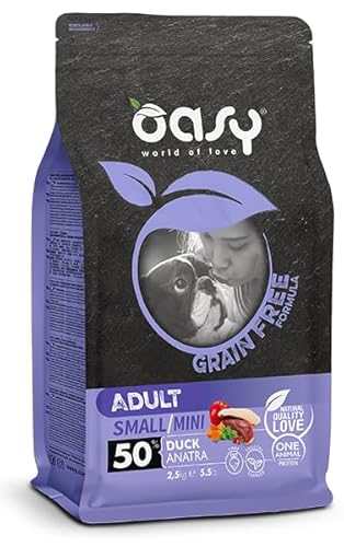 OASY GRAIN FREE ADULT SMALLMINI ANATRA. 800GR von Oasy