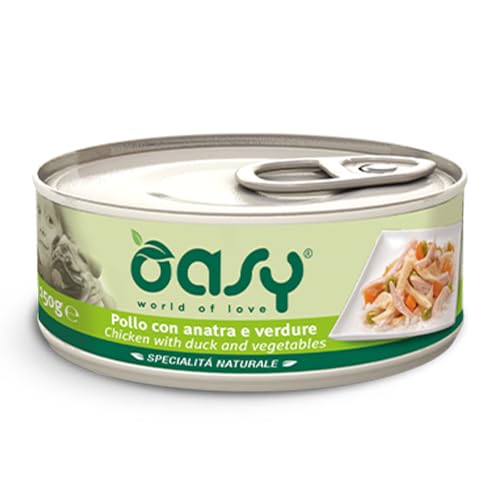 OASY Nasser Hund 150 gr Huhn mit Ente und Gemüse von Oasy