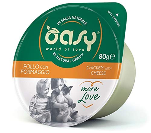 Oasy Cat More Love Cup 70 g Huhn und Käse von Oasy