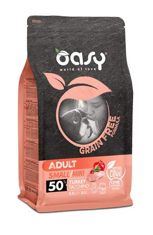 Oasy Dog Grain Free Adult Small Mini Tacchino 80 gr. von Oasy