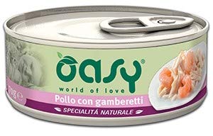 Oasy Natural Katze 150 g Huhn mit Gamberetti von Oasy