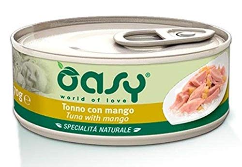 Oasy Natural für Katzen, 150 g, Tonno und Mango von Oasy