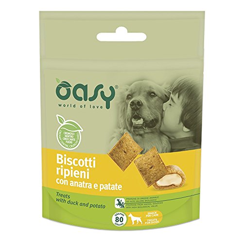 Oasy Snack Dog – Kekse Ente/Kartoffeln GR 80 von Oasy