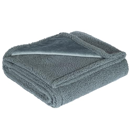 Obelunrp wasserdichte Hundendecke waschbar 57 x 85 Zoll große warme Hundelonte für Winter Weiche Reversible Fleece Dog Couch Couch Deckung Welpe Decke für Haustierbedarf XL XL von Obelunrp