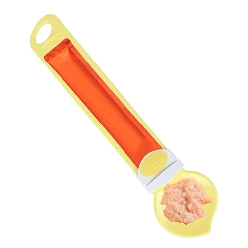 Cat Strip Squeeze Feeder | Futterzubehör in Krallenform für Katzen – 2-in-1-Löffel für Katzenleckerli, Futterspender für Katzen, Kätzchen, Haustiere, Hunde von Obesntln