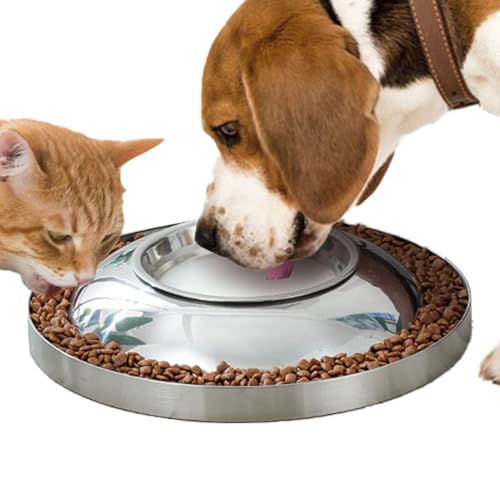 Langsamer Fressnapf für Katzen – Trinknapf für langsames Fressen von Haustieren, Katzen und Hunden, Hunde und Katzen im Innenbereich verhindern übermäßiges Fressen. Rutschfester Napf für Butter, Joghu von Obesntln
