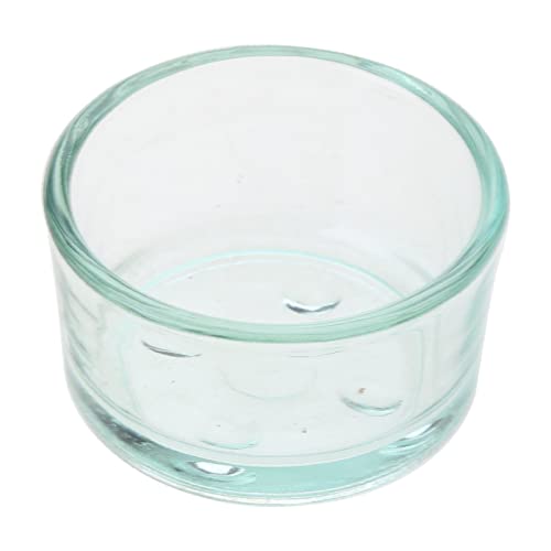 Ecknapf Anti-Escape Glas Feeder Dish Wasserbecher für Einsiedler Leopard Maisschlange von Obotsnoi