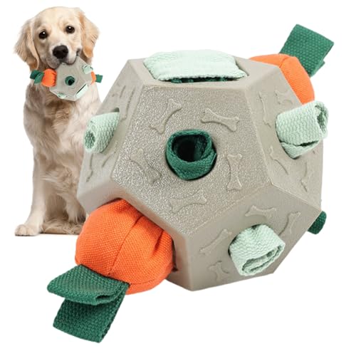 Ocastuted Futterspender Hundespielzeug | Kauspielzeug Für Starke Kaubedürfnisse & Aggressive Hunde | Förderball Mit Quietscher Für Kleine, Mittelgroße & Große Hunderassen Zur Zahnpflege, Nasenarbeit & Ocastuted Futterspender Hundespielzeug | Kauspielzeug Für Starke Kaubedürfnisse & Aggressive Hunde | Förderball Mit Quietscher Für Kleine, Mittelgroße & Große Hunderassen Zur Zahnpflege, Nasenarbeit & von Ocastuted