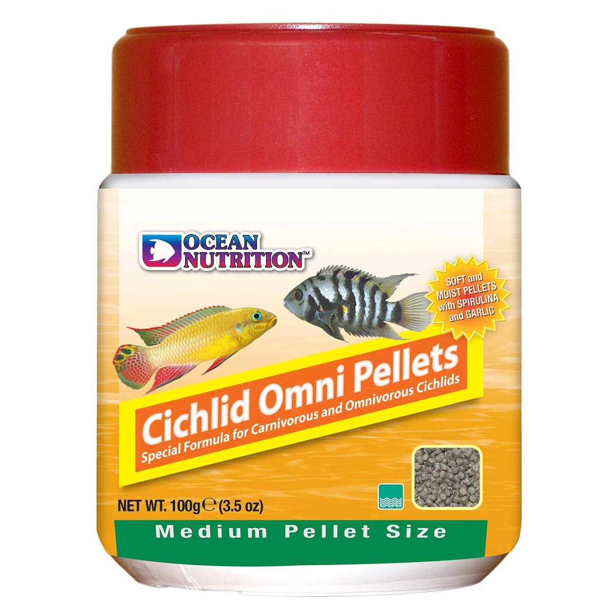 Ocean Nutrition Cichlid Omni Pellets Medium 100g von Ocean Nutrition