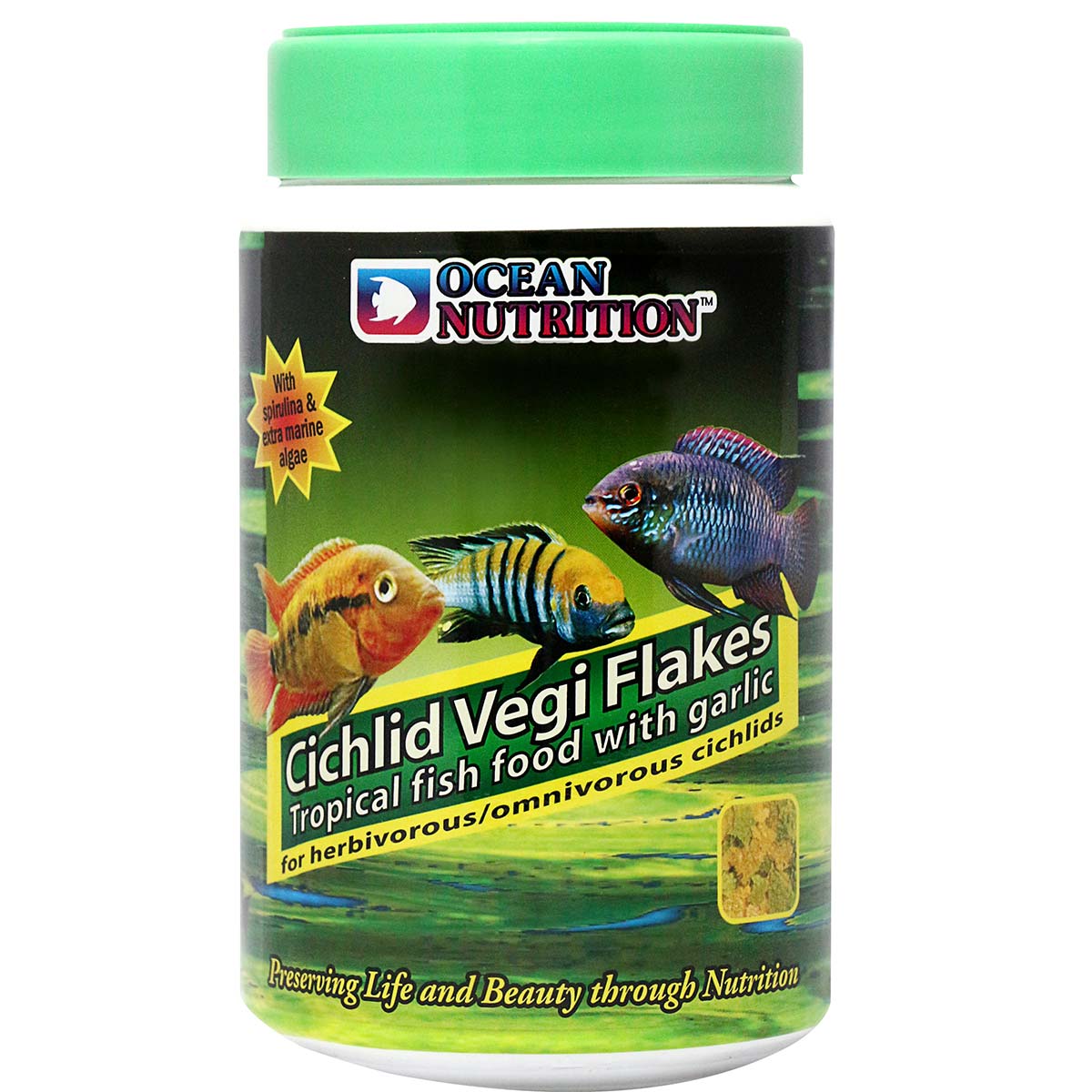 Ocean Nutrition Cichlid Vegi Flakes 156g von Ocean Nutrition