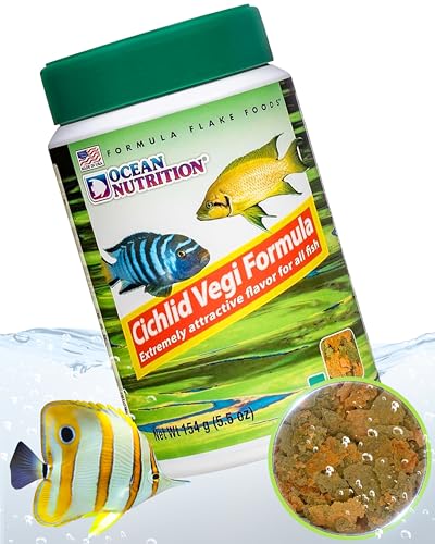 Vegi Flocken für Cichliden, 156 g von Ocean Nutrition