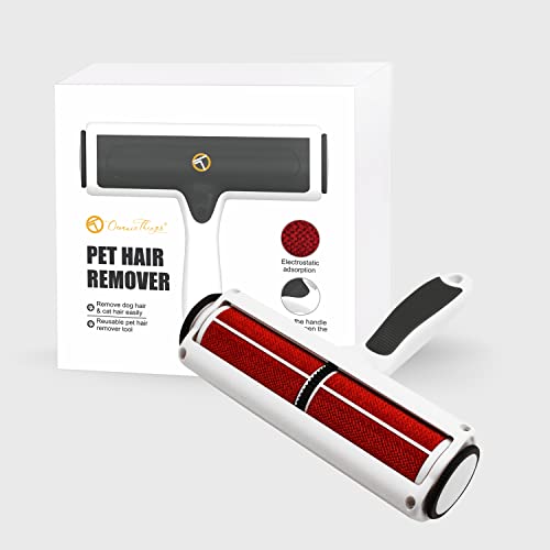 Ot. Pet Hair Remover – Wiederverwendbarer Haarentferner für Katzen und Hunde, für Möbel, Couch, Kleidung, Autositze oder Bettwäsche, tragbar, Multi-Surface Fusselrolle und Fellentfernungswerkzeug von Oceanic Things