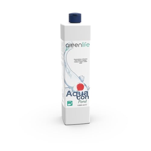 Greenlife Aquacon Pond – 1000 ml – Bio-Konditionierer zur Neutralisierung von Chlor und Schwermetallen für den Teich – by Oceanlife von Oceanlife