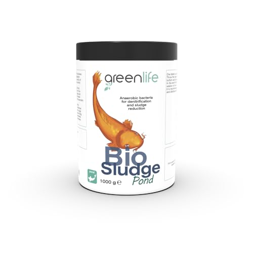 Greenlife Bio Sludge Pond – 1000 ml – reduziert Schlamm, aktiviert Denitrifikation und erhöht den gelösten Sauerstoff für den Teich Oceanlife von Oceanlife