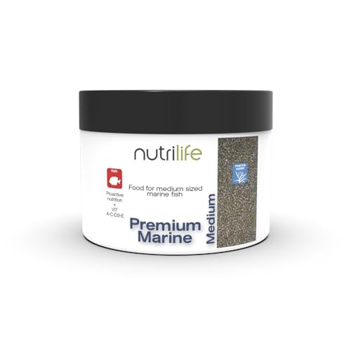 Nutrilife Premium Marine Medium Pellets - 165 g (250 ml) - by Oceanlife von Oceanlife