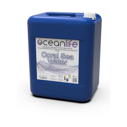 Oceanlife Coral Sea Water - 20 l - Biologisch aktiviertes Meerwasser gebrauchsfertig für Korallenaquarien von Oceanlife