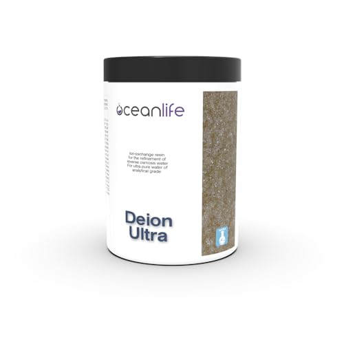 Oceanlife Deion Ultra 1000 ml Mischbett-Entionisierungsharze für Umkehrosmose-Systeme von Oceanlife