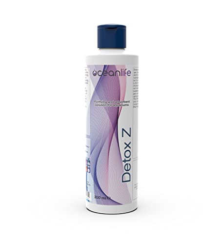 Oceanlife Detox Z – 200 ml – Flüssiger Filter, reinigend und Adsorptionsmittel für Meerwasseraquarien von Oceanlife