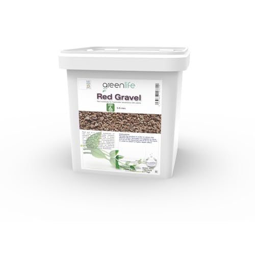 Oceanlife Greenlife Red Natural Gravel – 5 l – Naturrote Grundierung für Aquarien – by von Oceanlife