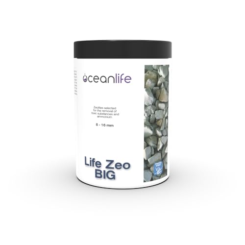 Oceanlife Life Zeo Big - 1000 ml - Zeolith grobe Körnung 8 - 16 mm zur Filterung im Aquarium von Oceanlife