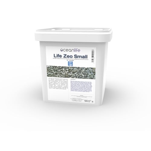 Oceanlife Life Zeo Small – 25 kg – Zeolith mittlere Körnung 5 – 10 mm zur Filterung im Aquarium von Oceanlife