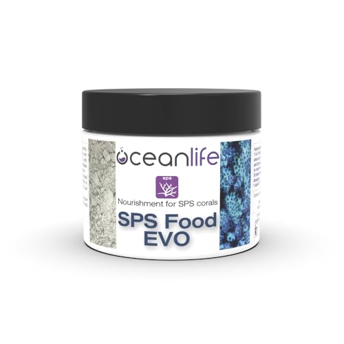 Oceanlife SPS Food Evo – 65 g (150 ml) – fortschrittliches lösliches Futter für Korallen SPS von Oceanlife