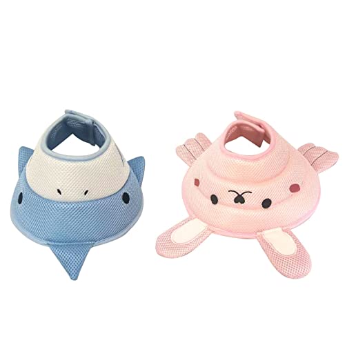 Oceskyha Katzenhalsband, weich, um das Lecken zu stoppen, Katzenhalsband für kleine und große Katzen, Halsband für kleine Hunde, Teddy, Katzenhals-Kegel-Alternative für Katzen, Kätzchen (blau + pink), von Oceskyha