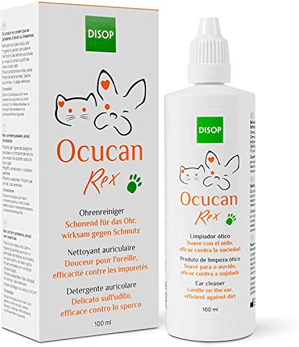 Ocucan Rex Ohrenreiniger für Hunde und Katzen, Ohrreiniger, 100 ml von Ocucan