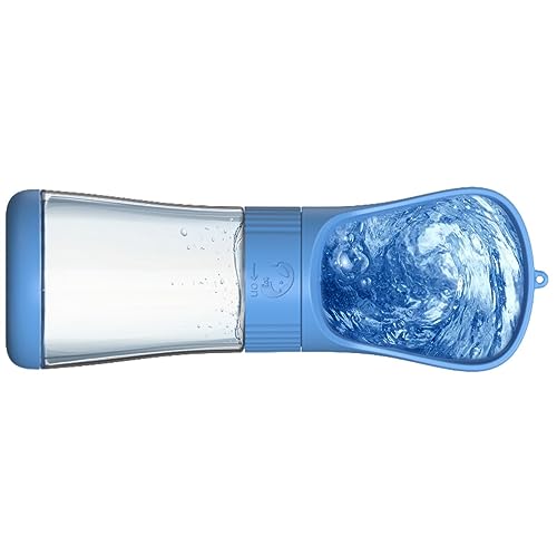 Odavom Hundewasserspender, Multifunktionale Hunde-Reisewasserflasche und -napf, Auslaufsichere Hunde-Reisewasserflasche und Schüssel, große Kapazität für Hunde, Outdoor-Wasserflasche für Reisen von Odavom