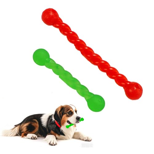 2 Pieces Hundespielzeug Für Zähne, Hundespielzeug Gummispirale Kauknochen, Hundekauspielzeug, Kauspielzeug Hund, Hundespielzeug Gummi Welpen Kauspielzeug Für Zähne Reinigen Und Zahnfleisch Massieren von Ohh-nanjoo