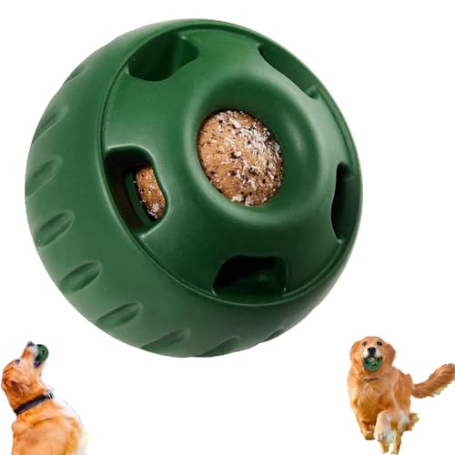 Ohphnt 1pcs Schleckball Hund,pupsicle Hundespielzeug,befüllbares Interaktives Hundespielzeug,Wiederverwendbares Leckerli Spender Hundespielzeug, Nachfüllbares Leckerli Spielzeug Für Welpen von Ohphnt