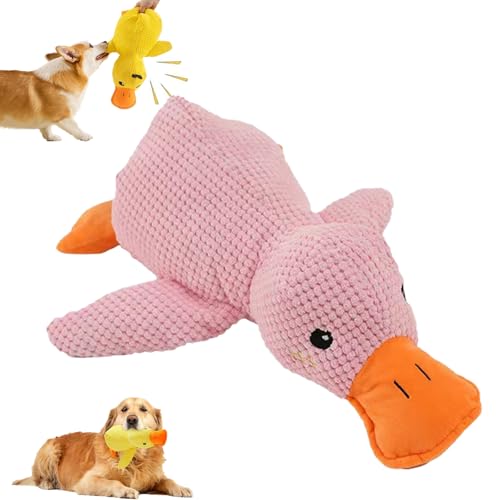 Ohphnt antistressente für Hunde,pfotenstern Anti Stress Ente,Anti Stress Ente für Hunde,Quack Quack Duck Dog Toy,Mellow Dog Beruhigende Ente,beruhigendes Enten-hundespielzeug,hundespielzeug von Ohphnt