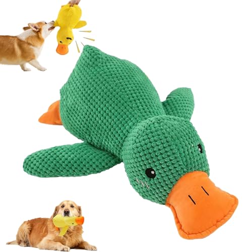 Ohphnt antistressente für Hunde,pfotenstern Anti Stress Ente,Anti Stress Ente für Hunde,Quack Quack Duck Dog Toy,Mellow Dog Beruhigende Ente,beruhigendes Enten-hundespielzeug,hundespielzeug von Ohphnt