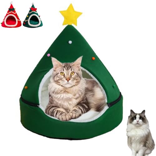 Weihnachts katzenbaum, Weihnachtsbaum kratzbaum Katze, katzenhaus Weihnachten, katzentunnel Weihnachtsbaum, katzenbett Weihnachten, Weihnachtsbaum Tunnel Katzen, Christmas Tree cat Tunnel von Ohphnt