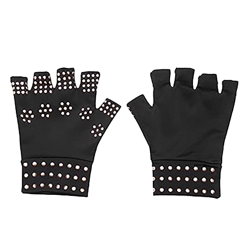 Oikabio Fingerlose Arthritis-Handschuhe Kompressions-Arthritis-Handschuhe Arthritis-Schmerzlinderung-UnterstüTzung Magnettherapie-Handschuh von Oikabio